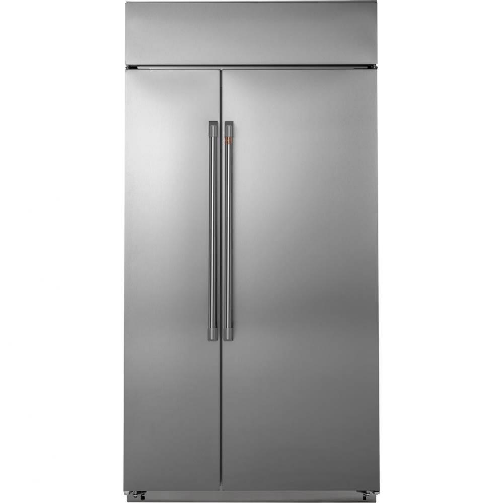 Cafe 42'' Smart Built-In Side-by-Side Refrigerator