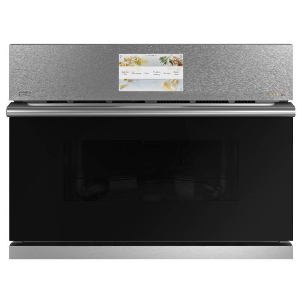 Cafe 27'' Smart Five in One Oven with 120V Advantium Technology in Platinum Glass