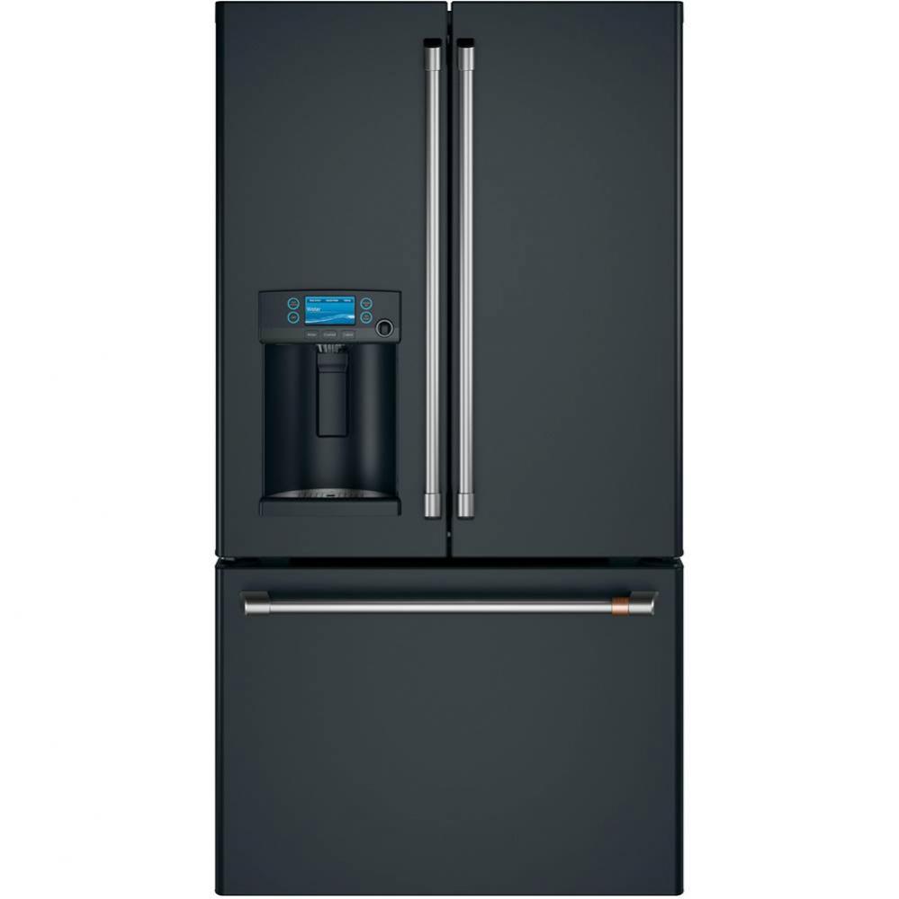 Cafe ENERGY STAR 22.1 Cu. Ft. Smart Counter-Depth French-Door Refrigerator with Hot Water Dispense