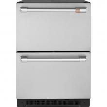 GE Cafe Series CDE06RP2NS1 - Cafe 5.7 Cu. Ft. Built-In Dual-Drawer Refrigerator