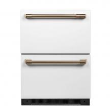 GE Cafe Series CDE06RP4NW2 - Cafe 5.7 Cu. Ft. Built-In Dual-Drawer Refrigerator