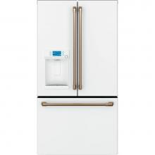 GE Cafe Series CFE28TP4MW2 - Cafe ENERGY STAR 27.8 Cu. Ft. Smart French-Door Refrigerator with Hot Water Dispenser