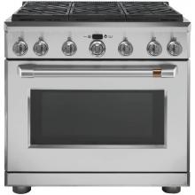 GE Cafe Series CGY366P2MS1 - Cafe 36'' All-Gas Professional Range with 6 Burners (Natural Gas)