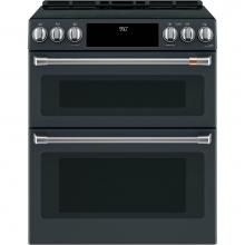 GE Cafe Series CHS950P3MD1 - Cafe 30'' Smart Slide-In, Front-Control, Induction and Convection Double-Oven Range