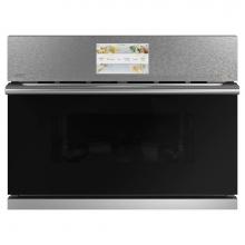GE Cafe Series CSB912M2NS5 - Cafe 27'' Smart Five in One Oven with 120V Advantium Technology in Platinum Glass