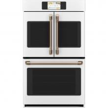 GE Cafe Series CTD90FP4NW2 - Cafe Professional Series 30'' Smart Built-In Convection French-Door Double Wall Oven