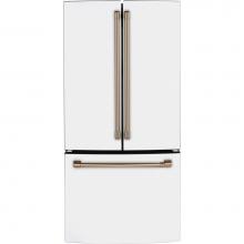 GE Cafe Series CWE19SP4NW2 - Cafe ENERGY STAR 18.6 Cu. Ft. Counter-Depth French-Door Refrigerator