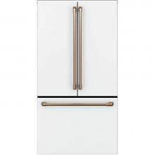 GE Cafe Series CWE23SP4MW2 - Cafe ENERGY STAR 23.1 Cu. Ft. Smart Counter-Depth French-Door Refrigerator