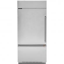 GE Cafe Series CDB36LP2PS1 - 21.3 Cu. Ft. Built-In Bottom-Freezer Refrigerator