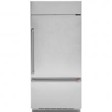 GE Cafe Series CDB36RP2PS1 - 21.3 Cu. Ft. Built-In Bottom-Freezer Refrigerator