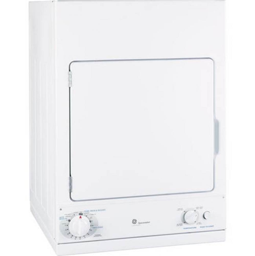 GE Spacemaker 240V 3.6 cu. ft. Capacity Stationary Electric Dryer