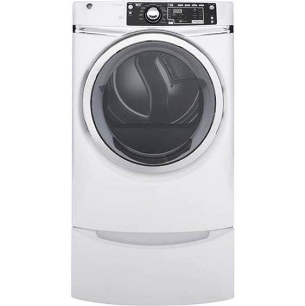 GE® 8.3 cu. ft. Capacity Front Load Gas ENERGY STAR® Dryer with