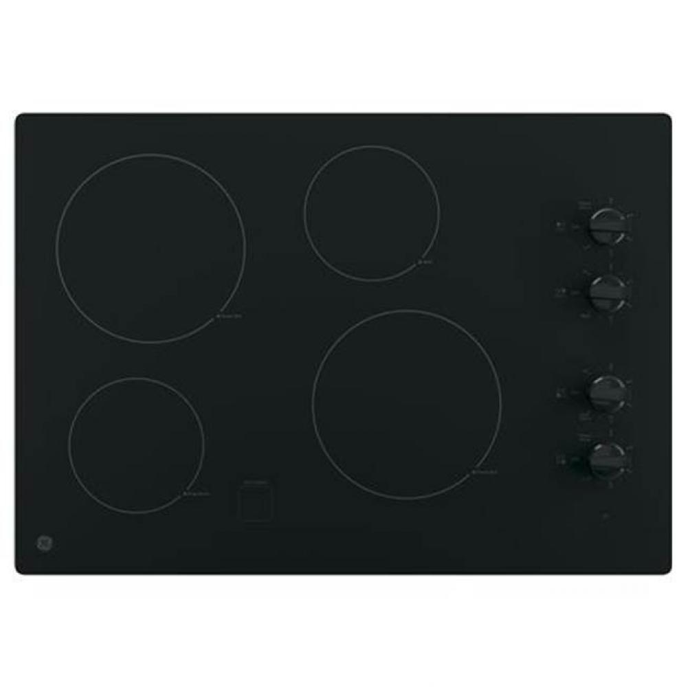 GE 30'' Built-In Knob Control Electric Cooktop