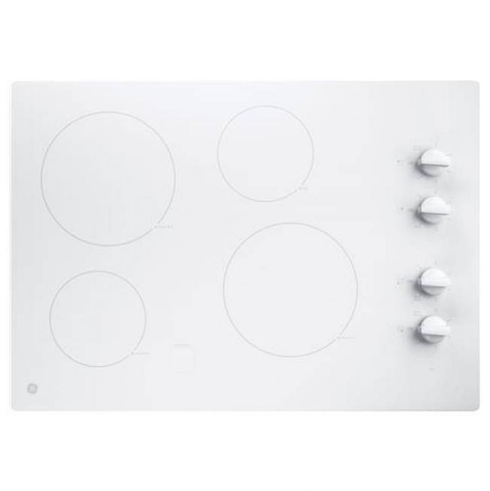 GE 30'' Built-In Knob Control Electric Cooktop