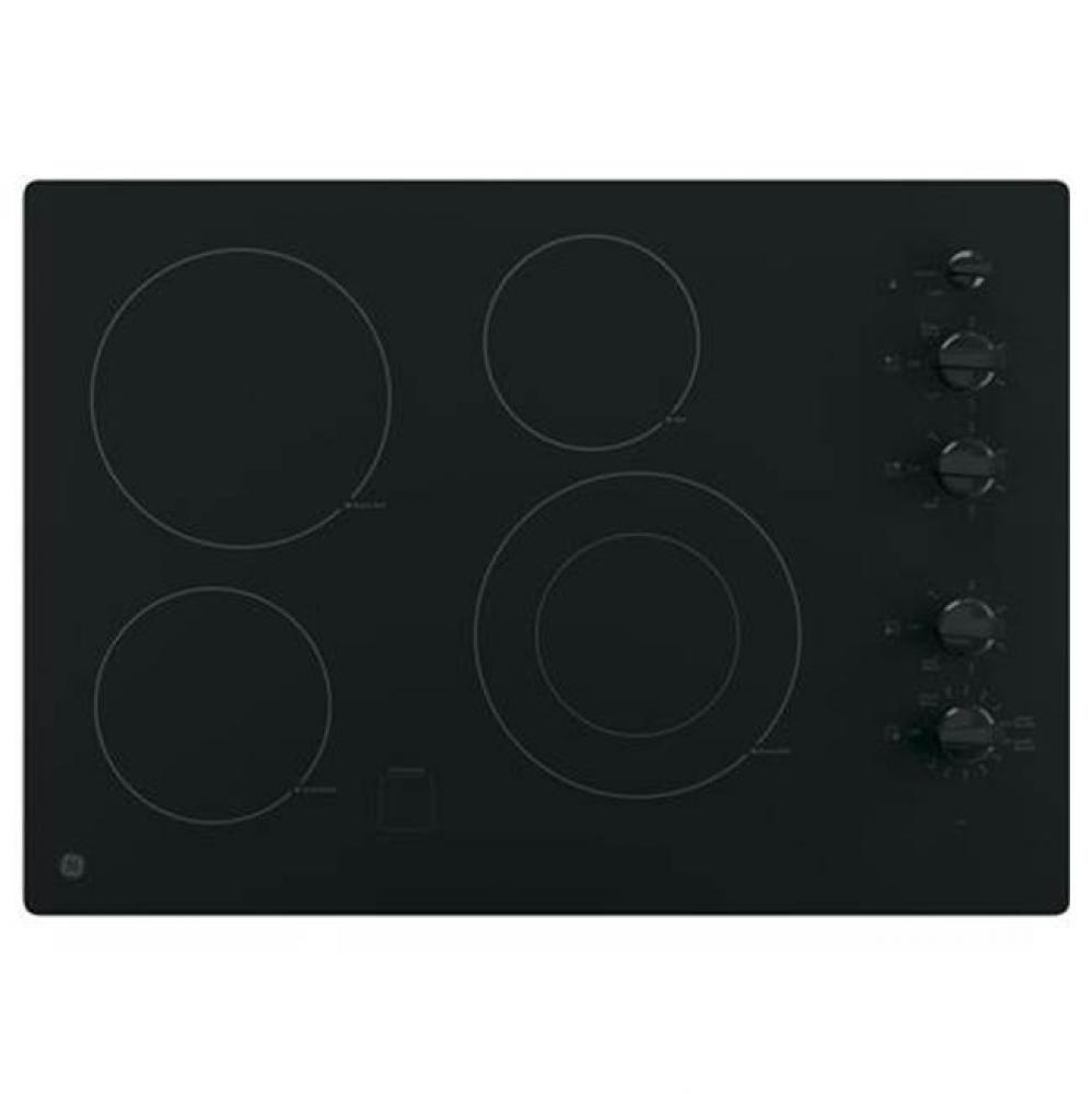 GE 30'' Built-In Knob Control Electric Cooktop