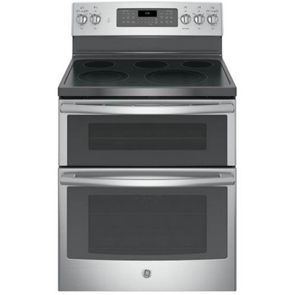 GE 30'' Free-Standing Electric Double Oven Convection Range