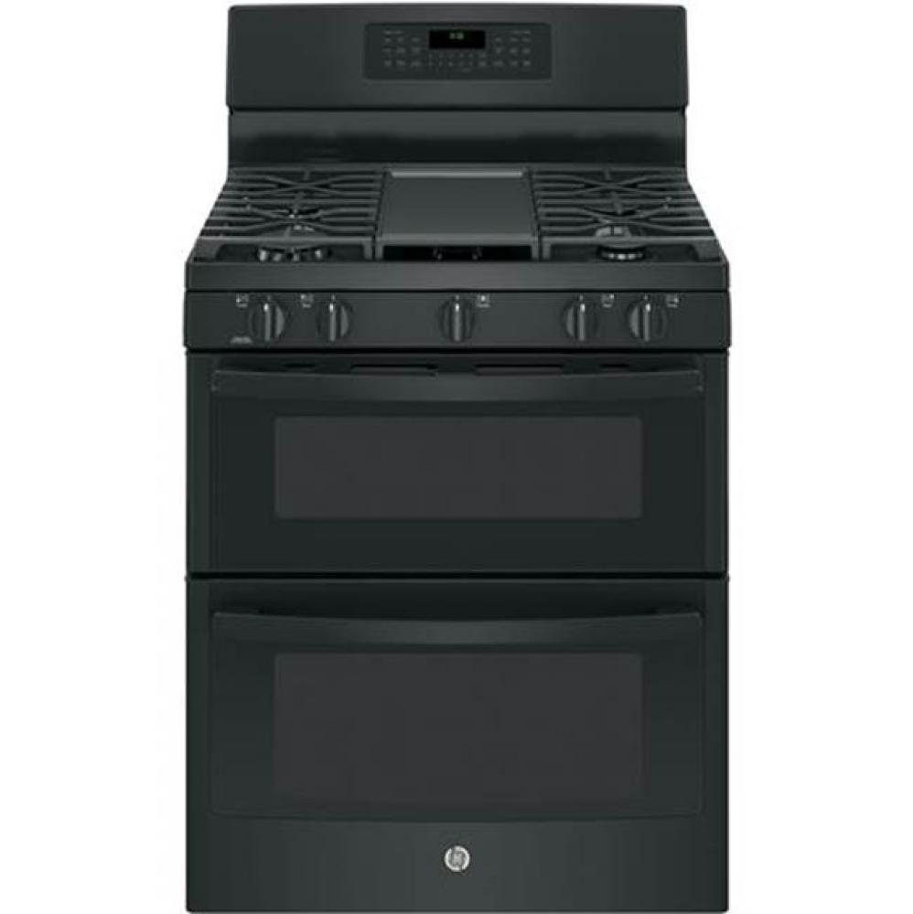 GE® 30'' Free-Standing Gas Double Oven Convection