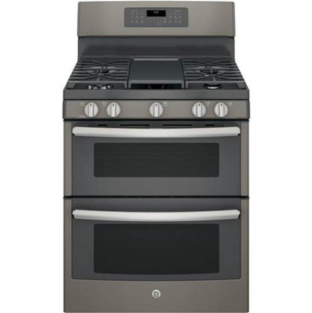 GE 30'' Free-Standing Gas Double Oven Convection Range