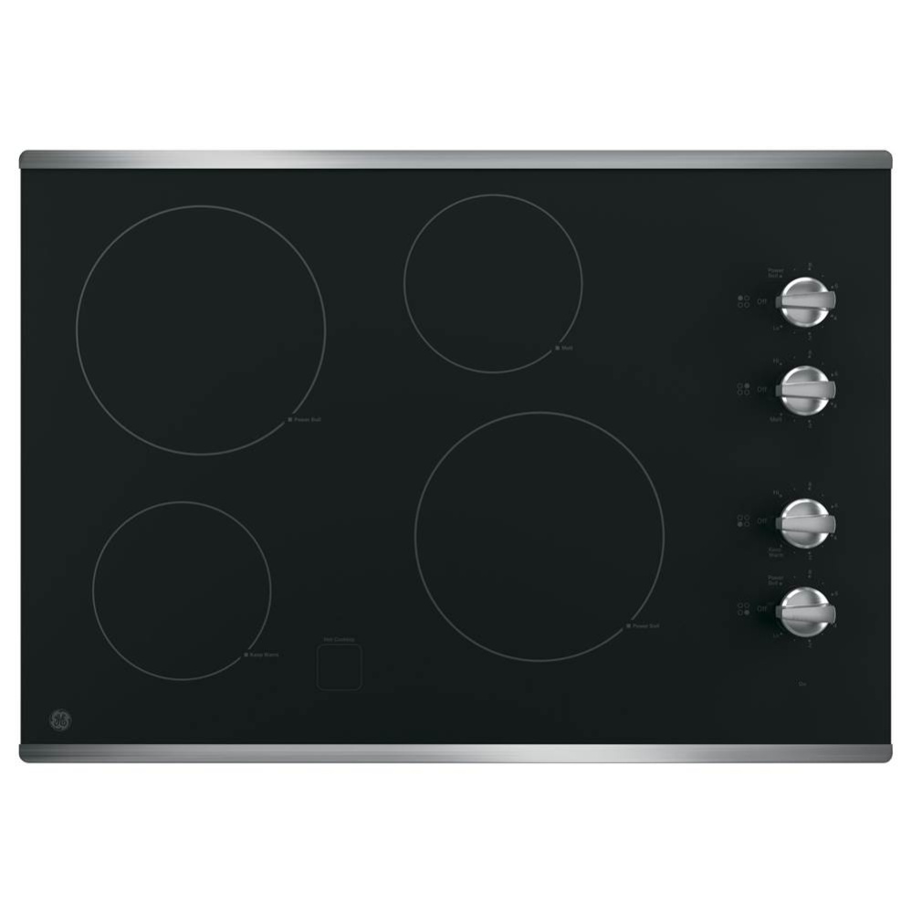GE 30'' Built-In Knob Control Electric Cooktop