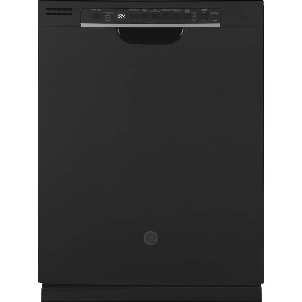 GE Hybrid Stainless Steel Interior Dishwasher with Front Controls