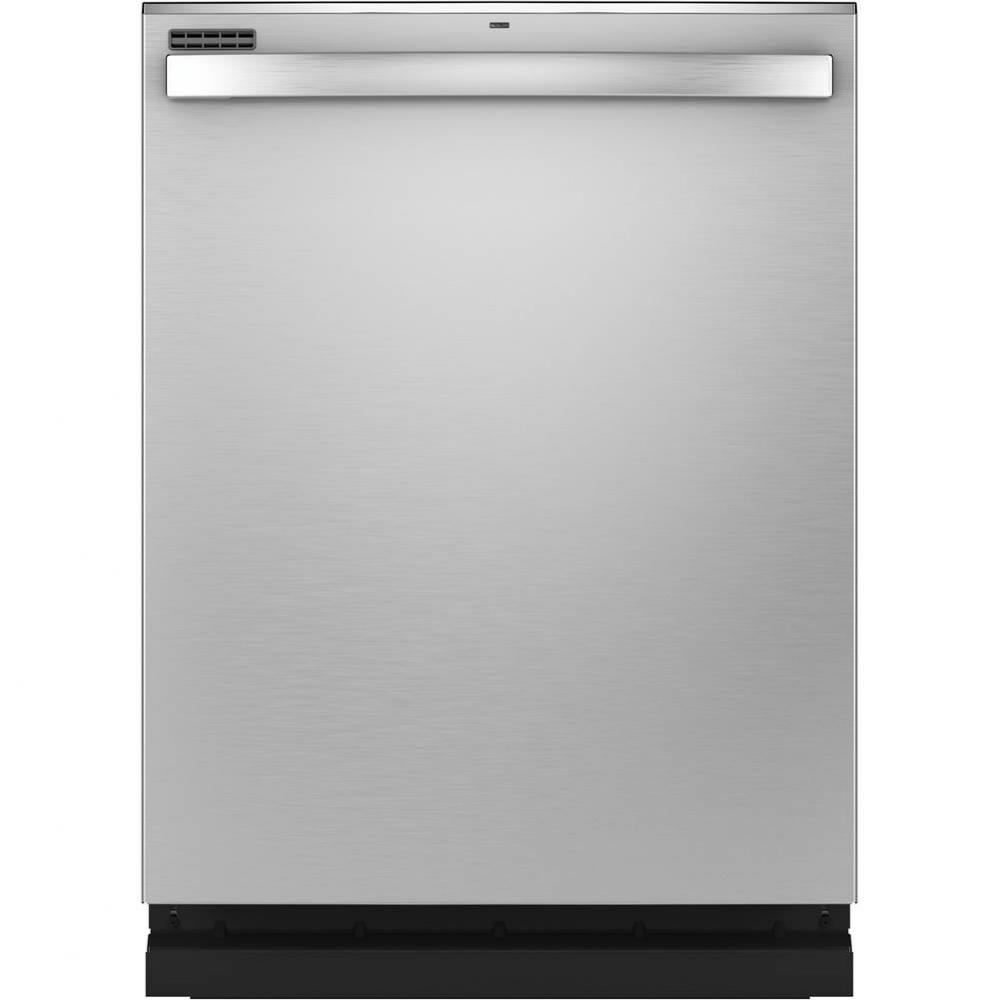 GE Stainless Steel Interior Dishwasher with Hidden Controls