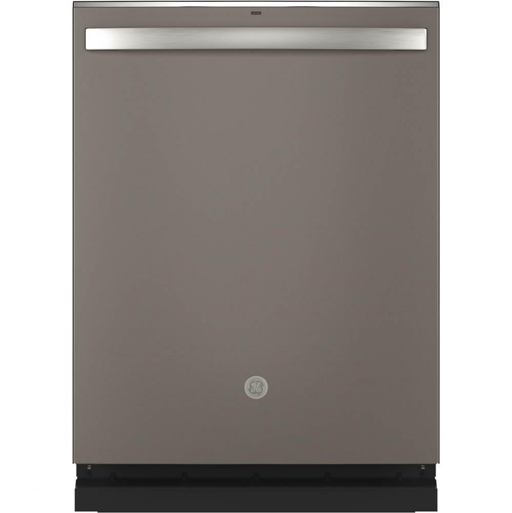 GE Stainless Steel Interior Dishwasher with Hidden Controls
