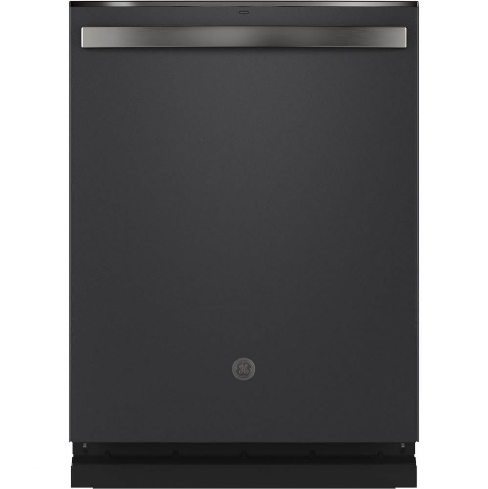 GE Stainless Steel Interior Dishwasher with Hidden Controls