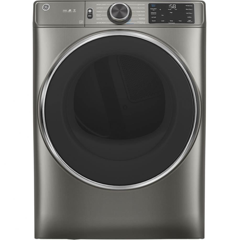 GE 7.8 cu. ft. Capacity Smart Front Load Electric Dryer with Steam