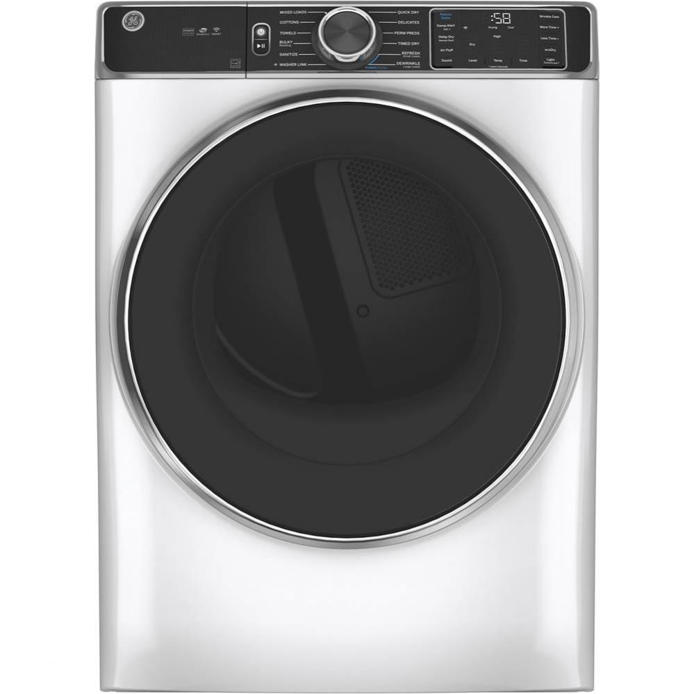 GE 7.8 cu. ft. Capacity Smart Front Load Electric Dryer with Steam