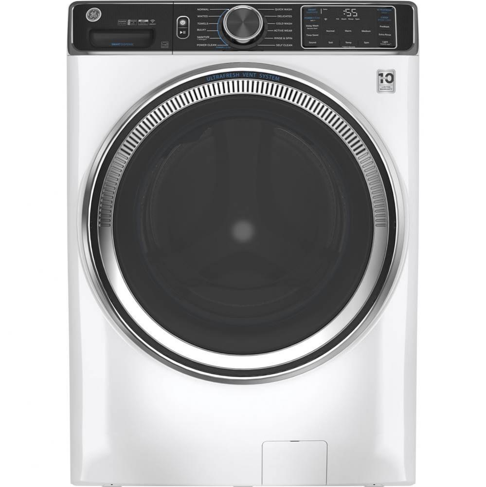 GE 5.0 cu. ft. Capacity Smart Front Load ENERGY STAR Steam Washer with SmartDispense UltraFresh Ve