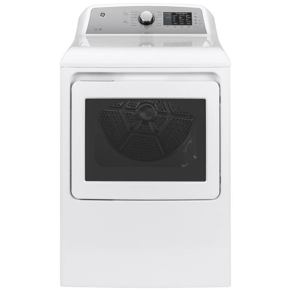 GE 7.4 cu. ft. Capacity aluminized alloy drum Electric Dryer with HE Sensor Dry