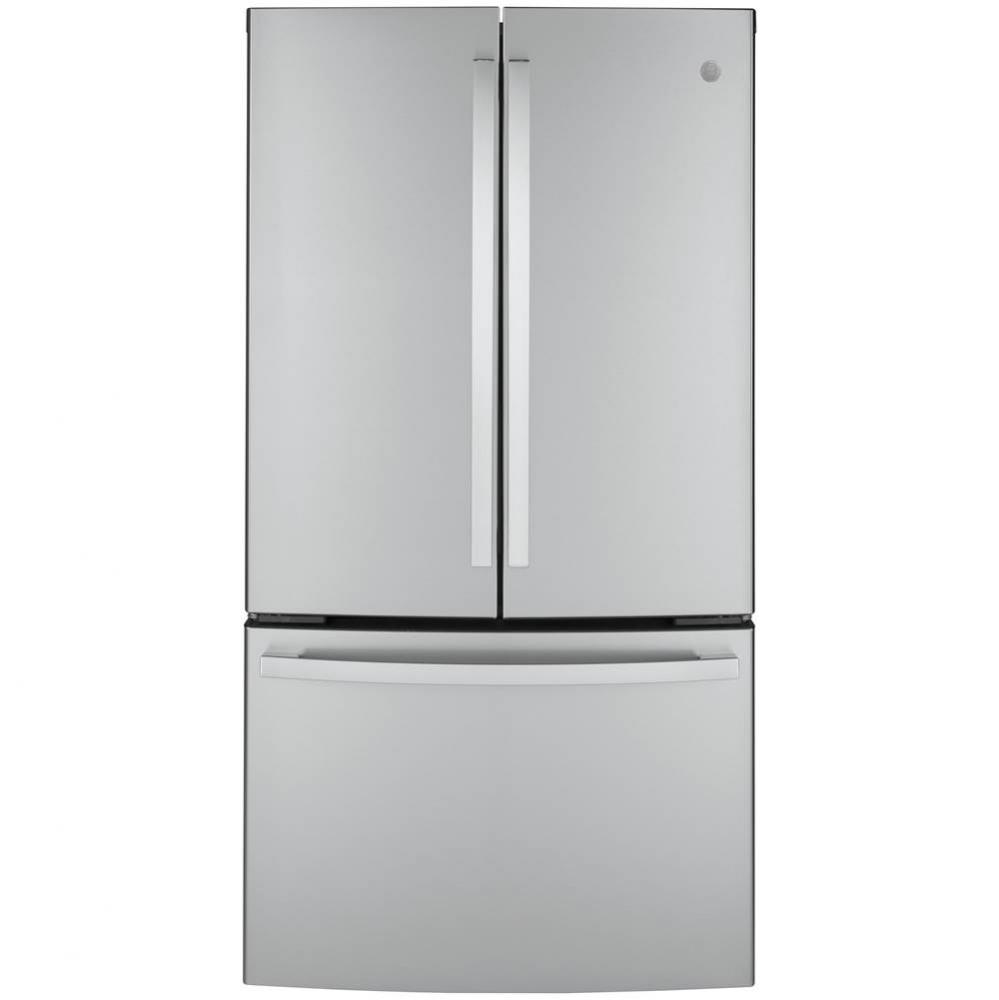 GE ENERGY STAR 23.1 Cu. Ft. Counter-Depth Fingerprint Resistant French-Door Refrigerator