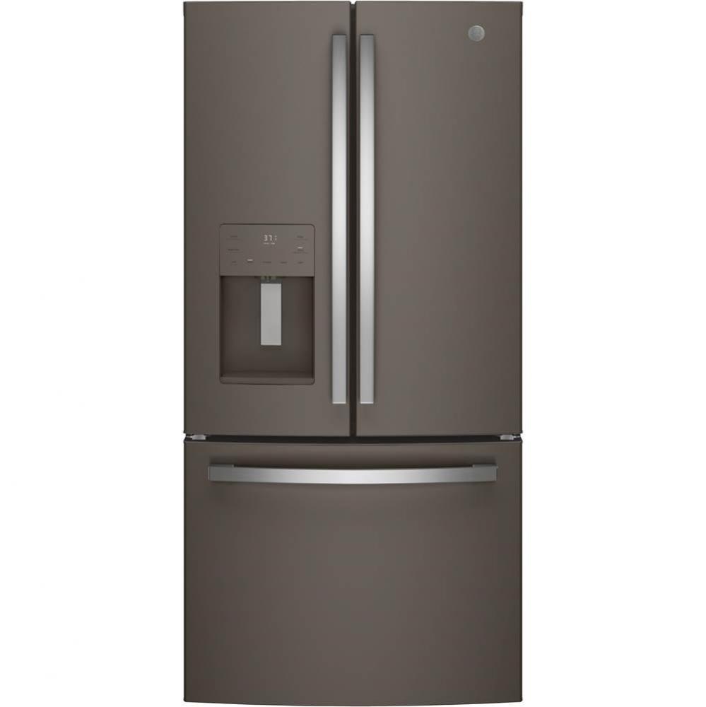 GE ENERGY STAR 17.5 Cu. Ft. Counter-Depth French-Door Refrigerator