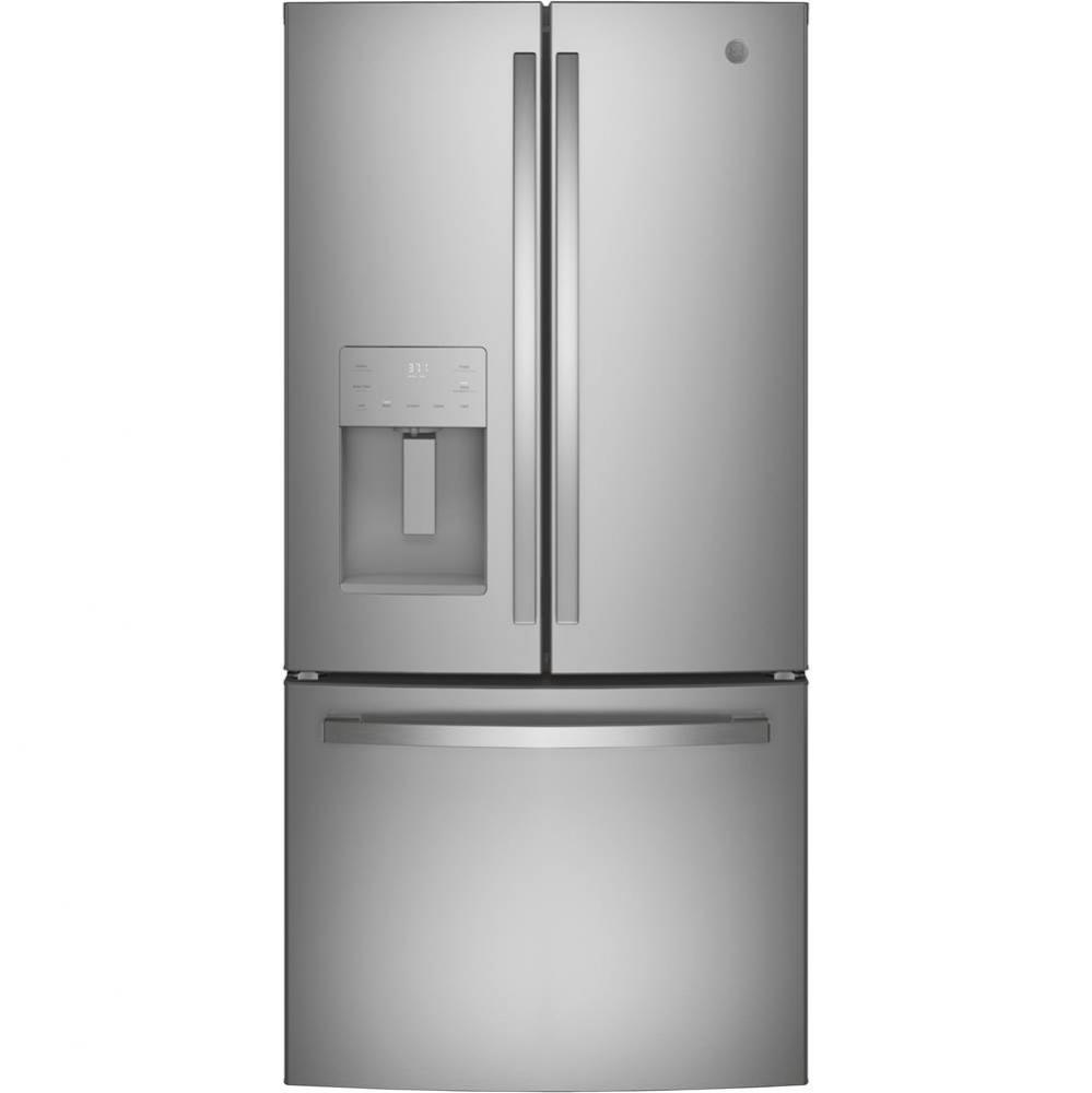 GE ENERGY STAR 17.5 Cu. Ft. Counter-Depth French-Door Refrigerator
