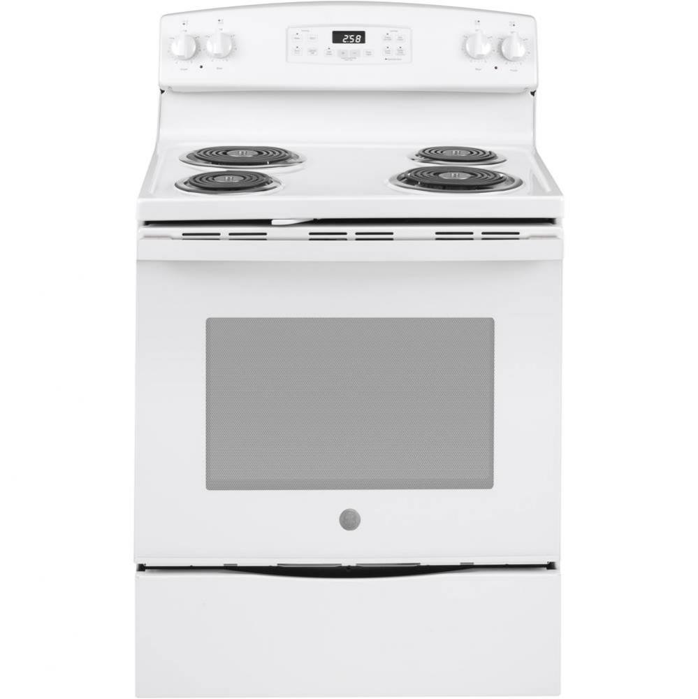 GE 30'' Free-Standing Self-Clean Electric Range