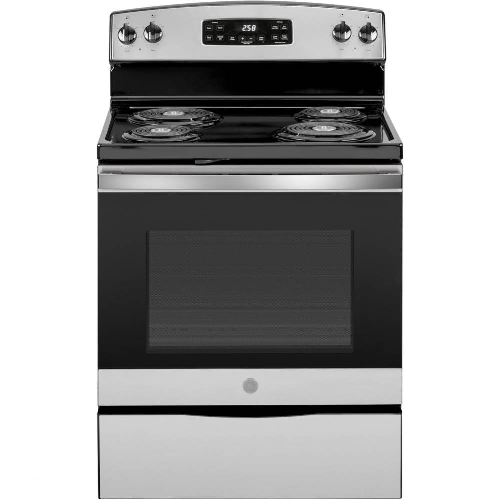 GE 30'' Free-Standing Self-Clean Electric Range