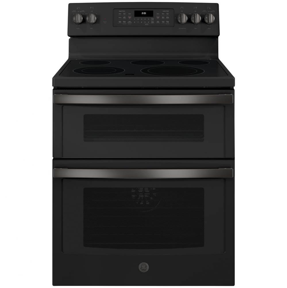GE 30'' Free-Standing Electric Double Oven Convection Range