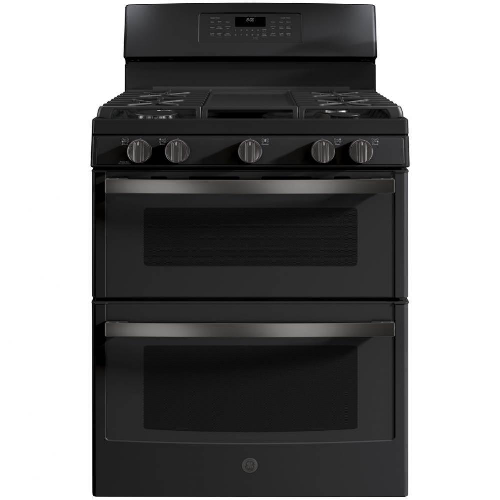 GE 30'' Free-Standing Gas Double Oven Convection Range