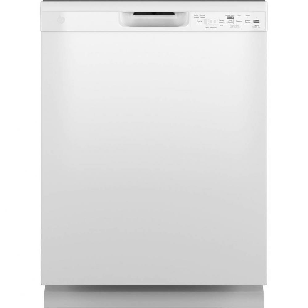 Front Control with Plastic Interior Dishwasher with Sanitize Cycle and Dry Boost