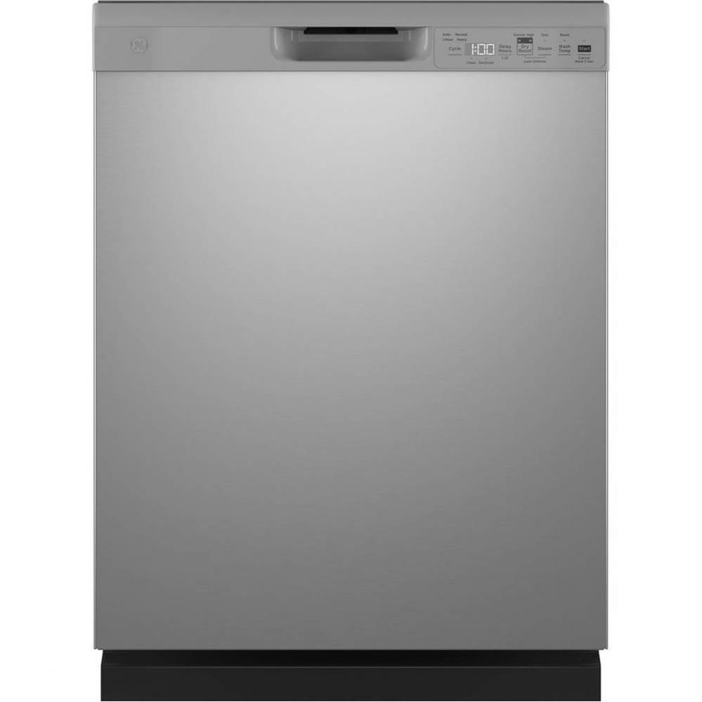 Front Control with Plastic Interior Dishwasher with Sanitize Cycle and Dry Boost