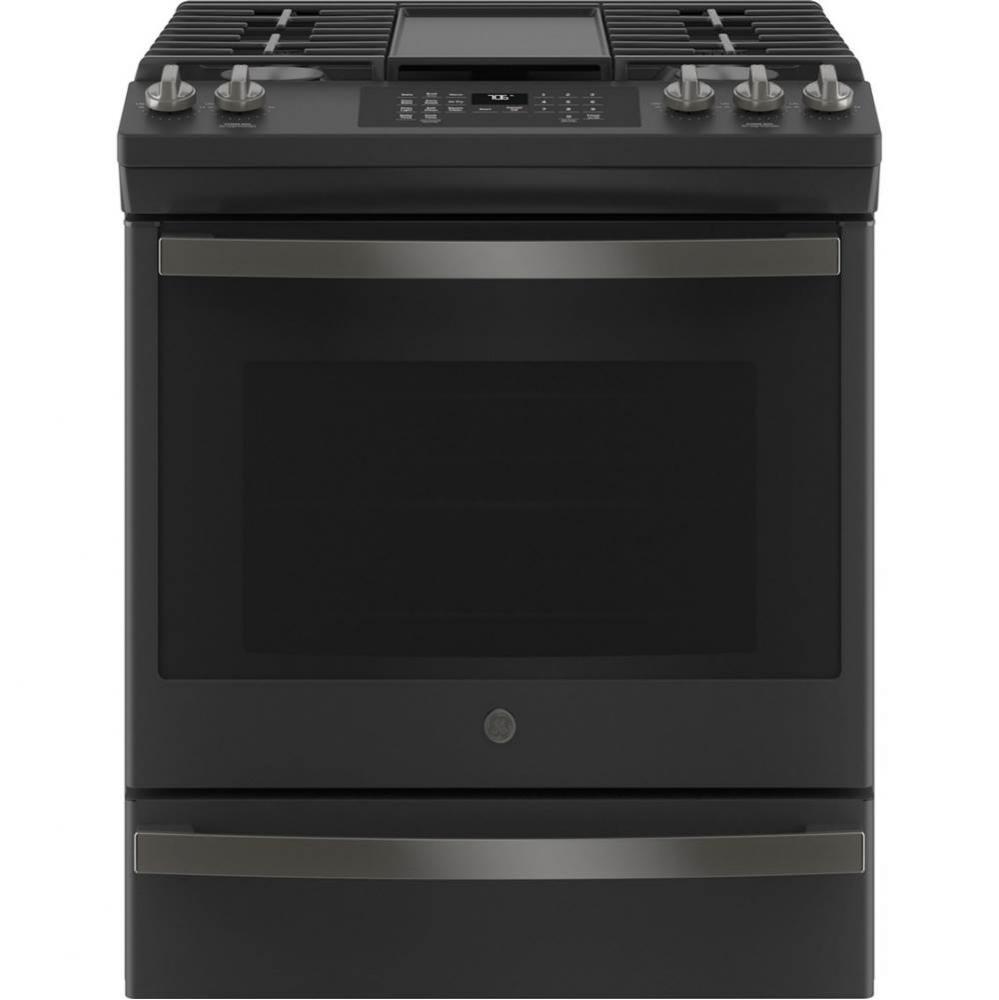 30'' Slide-In Front-Control Convection Gas Range with No Preheat Air Fry