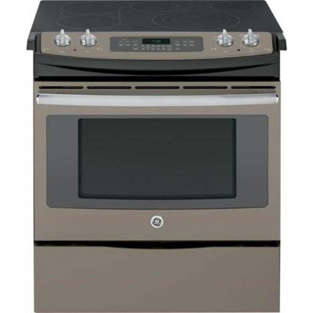 GE® 30'' Slide-In Front Control Electric Convection