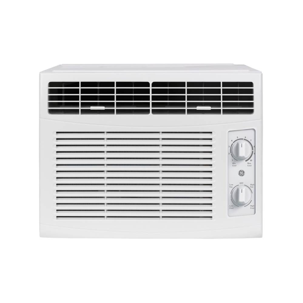 GE 5,000 BTU Mechanical Window Air Conditioner for Small Rooms up to 150 sq ft.