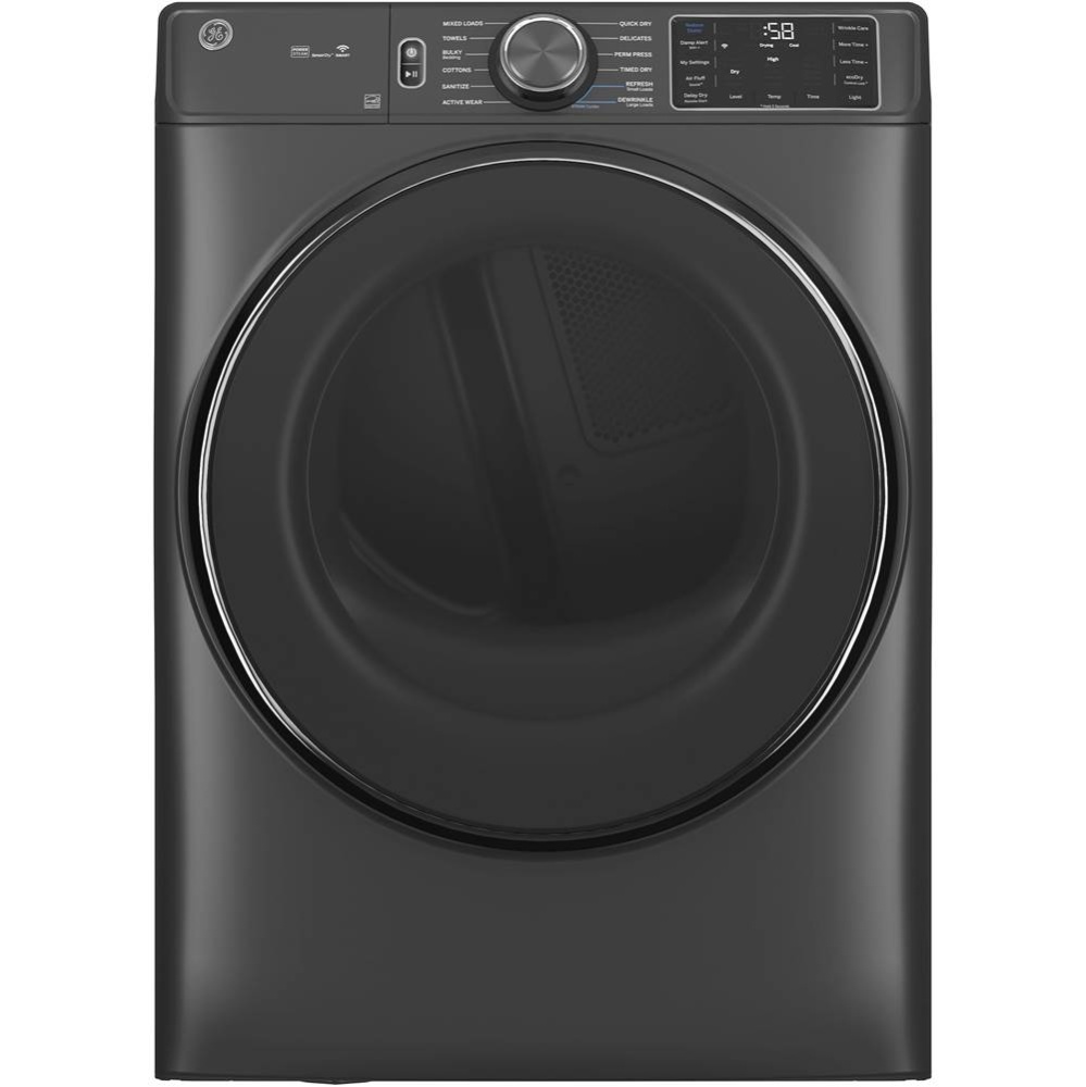 GE ENERGY STAR 7.8 cu. ft. Capacity Smart Front Load Electric Dryer with Steam and Sanitize Cycle