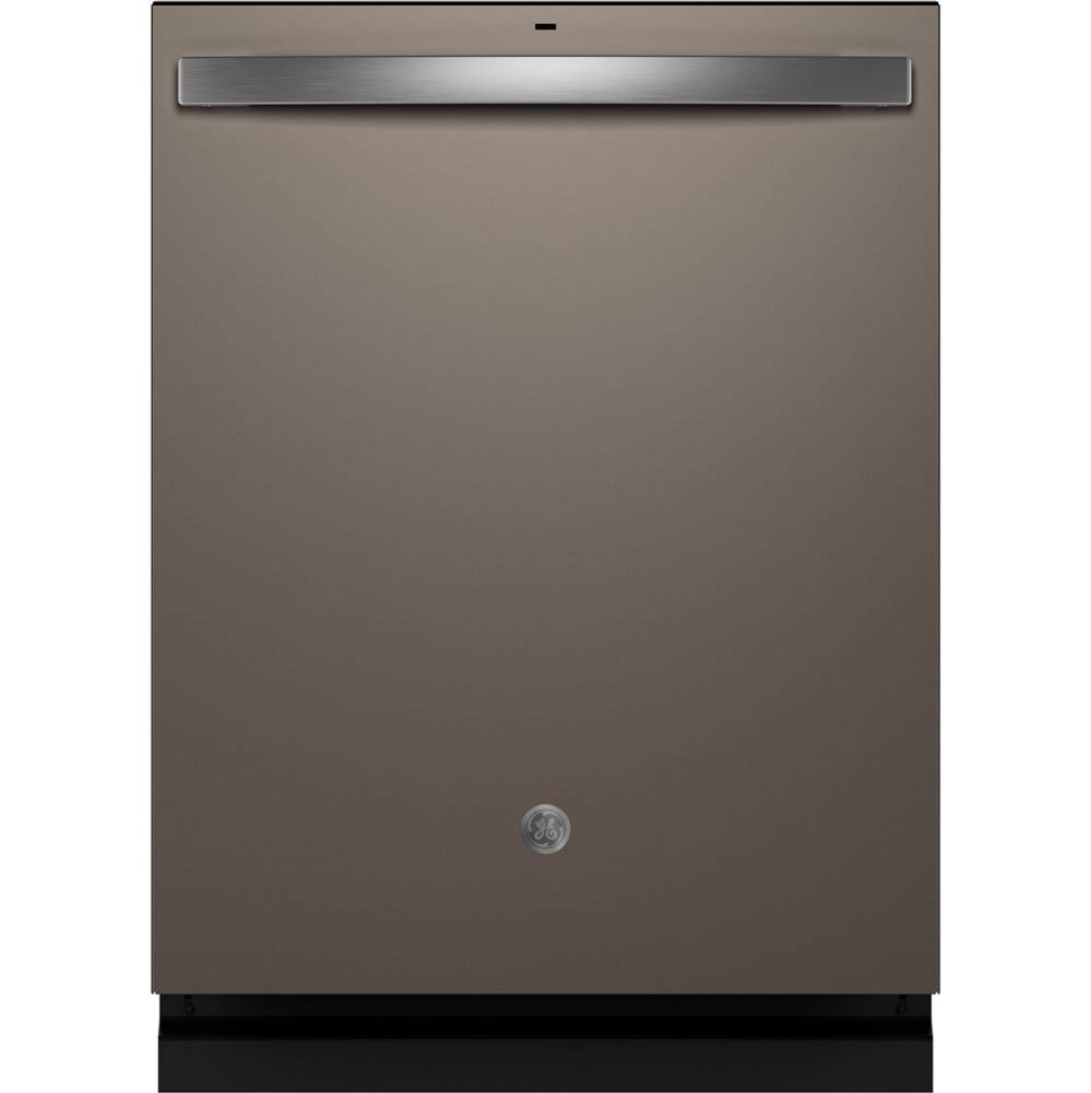 GE ENERGY STAR Fingerprint Resistant Top Control with Stainless Steel Interior Dishwasher with San