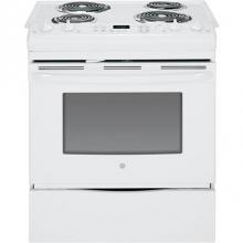 GE Appliances JS250DFWW - GE® 30'' Slide-In Front Control Electric