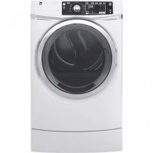 GE Appliances GFD49ERSKWW - GE® 8.3 cu. ft. Capacity RightHeight? Front Load Electric ENERGY STAR® Dryer with
