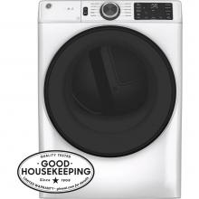 GE Appliances GFV55ESSNWW - GE Long Vent 7.8 Cu. Ft. Capacity Smart Electric Dryer