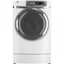 GE Appliances GFDR480GFWW - GE® 8.3 cu. ft. capacity RightHeight? Design Front Load gas dryer with