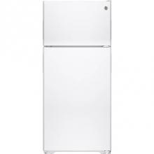 GE Appliances GPE16DTHWW - GE® ENERGY STAR® 15.5 Cu. Ft. Recessed Handle Top-Freezer